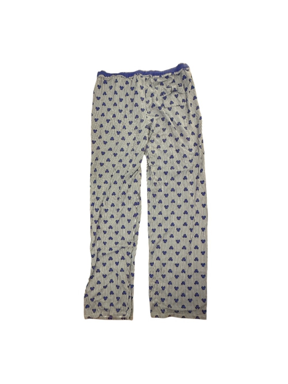 Disney Luxe Collection Mickey Mouse Lounge Pants Women’s Small Blue Striped - Picture 3 of 4